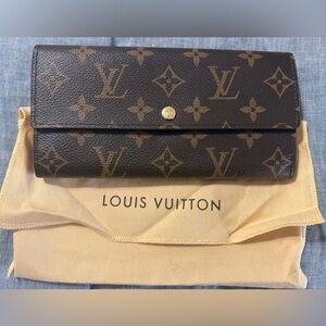 Vintage Louis Vuitton Classic Monogram Long Wallet